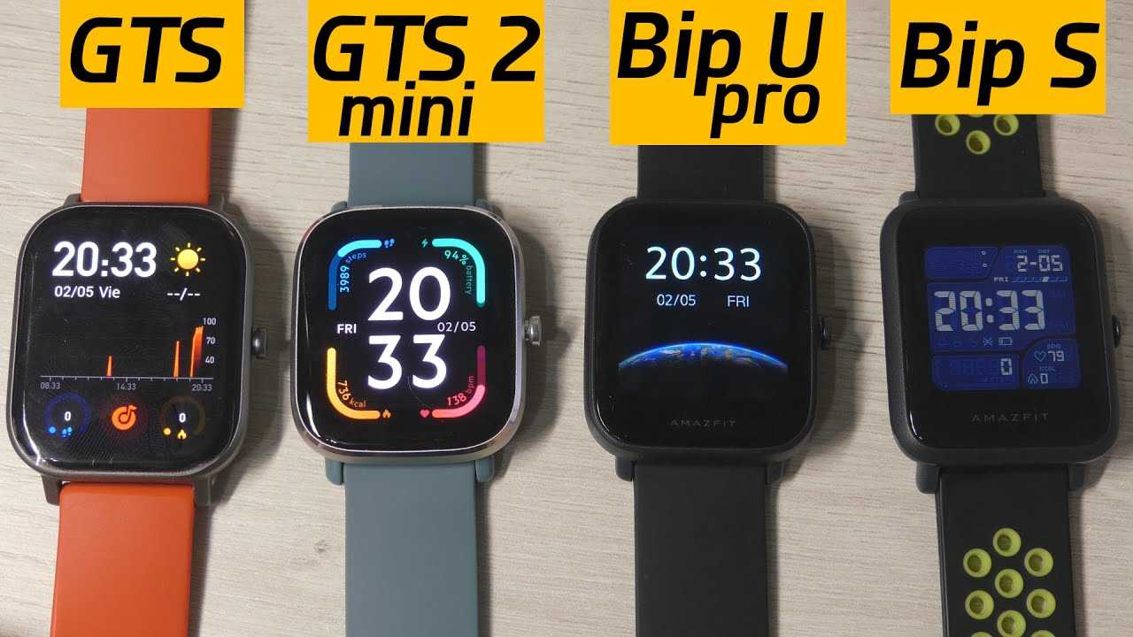 Amazfit gts vs gts 2 vs gts 2e vs gts 2 mini - [our comparison and review] – smartwatch comparison tool